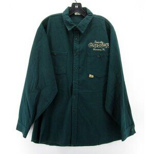 VINTAGE Ideal Shirt Large Chamois Flannel Hunting Outdoor Pockets USA